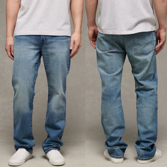 American Eagle AirFlex Original Straight Leg Jeans 36x30 - Picture 1 of 7